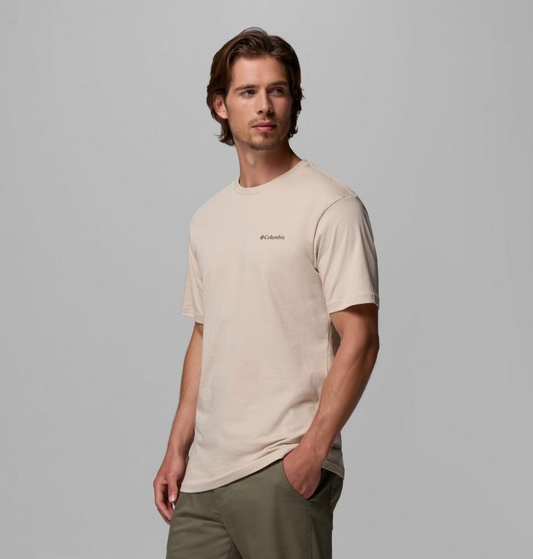 North Cascades Short Sleeve Tee, Color: Dark Stone, Framed Treebark, image 4