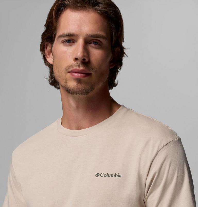 North Cascades Short Sleeve Tee, Color: Dark Stone, Framed Treebark, image 5