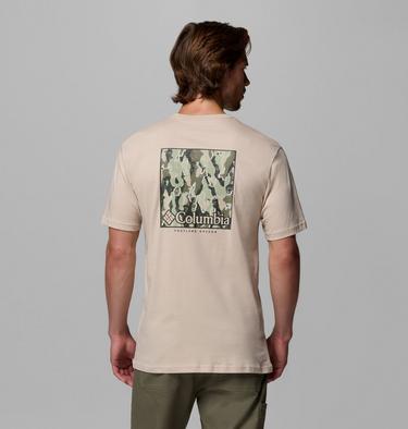 Camiseta North Cascades para hombre, Color: Dark Stone, Framed Treebark, image 7