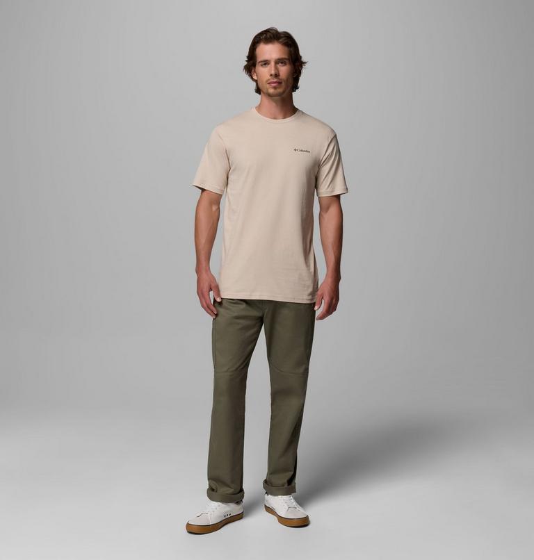 North Cascades Short Sleeve Tee, Color: Dark Stone, Framed Treebark, image 2