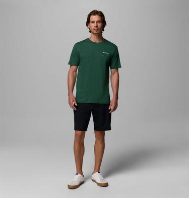 Camiseta North Cascades para hombre, Color: Rain Forest, Framed Treebark, image 6