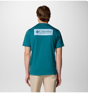 Camiseta North Cascades para hombre, Color: River Blue, CSC Box Logo, image 13