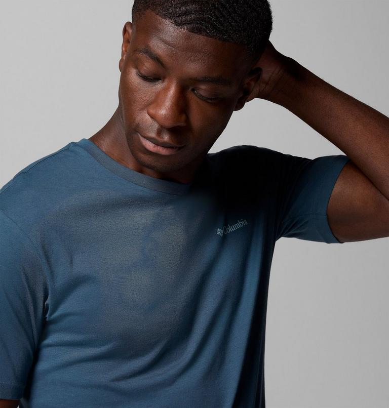 North Cascades Short Sleeve Tee, Color: Everblue, CSC Box Logo, image 5