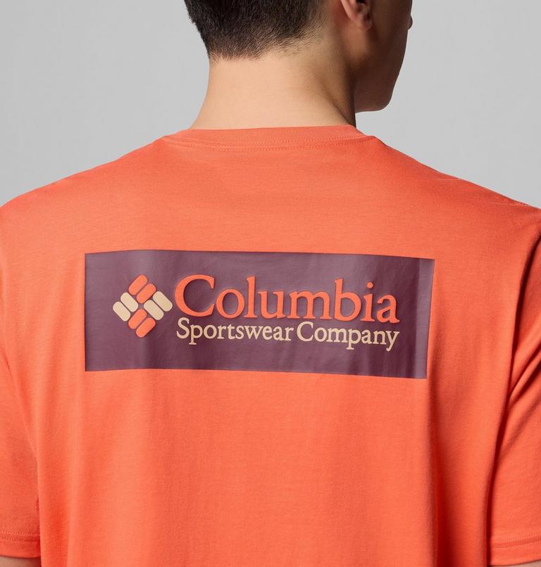 Men's North Cascades T-Shirt, Color: Zing, CSC Box Logo, image 6
