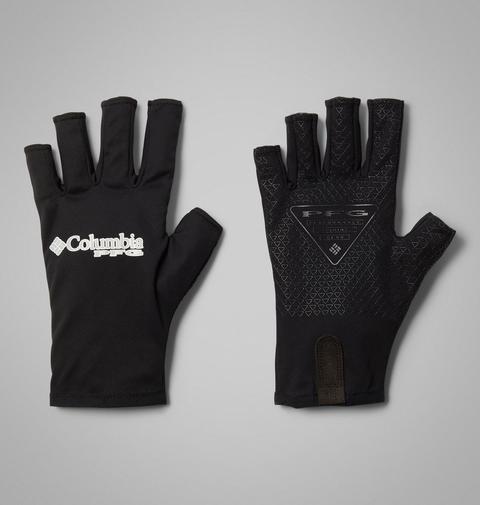 Перчатки Columbia PFG Terminal Tackle Fishing Gloves, цвет: Чёрный