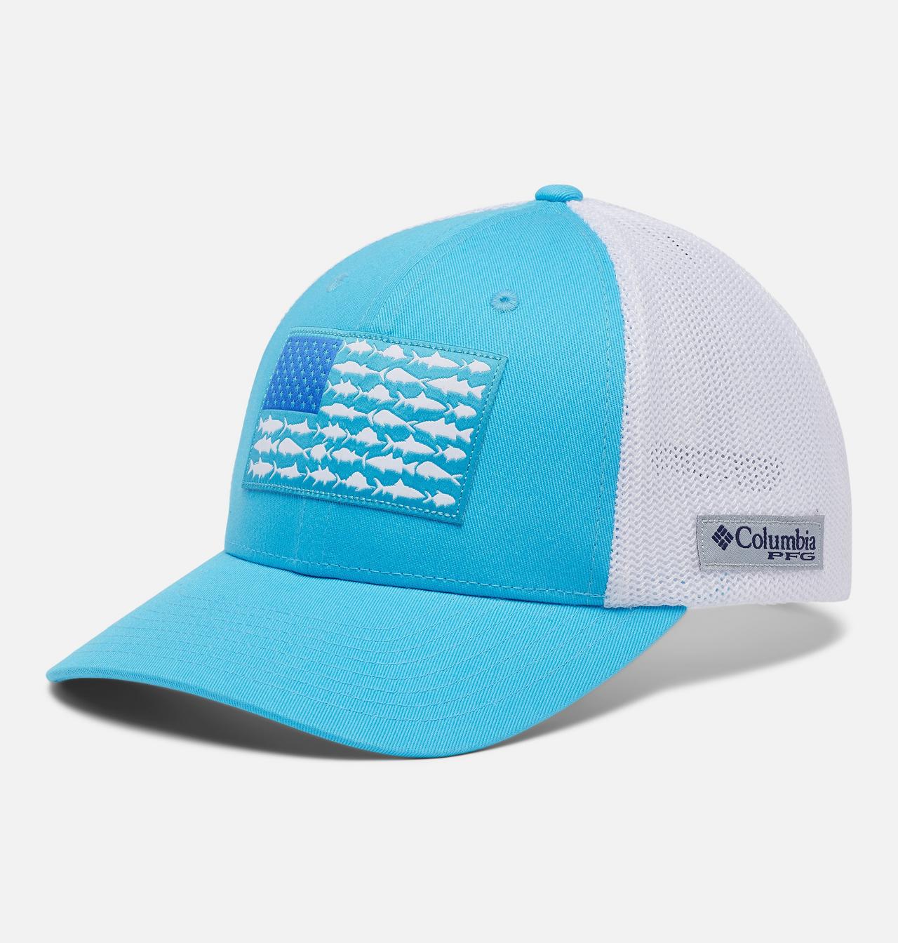 PFG Fish Flag™ Mesh Ball Cap - Mid Crown 1