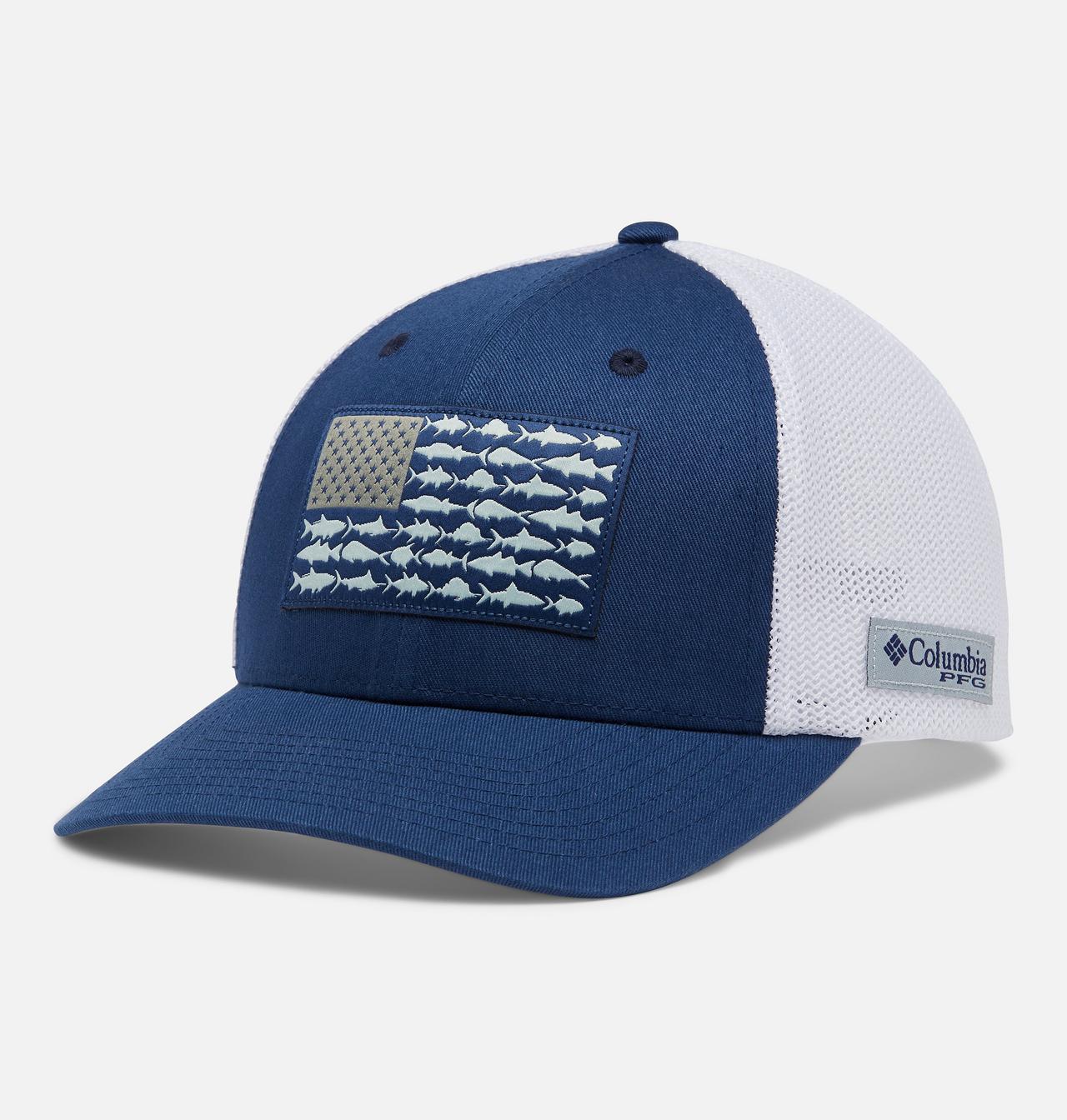 PFG Fish Flag™ Mesh Ball Cap - Mid Crown 1