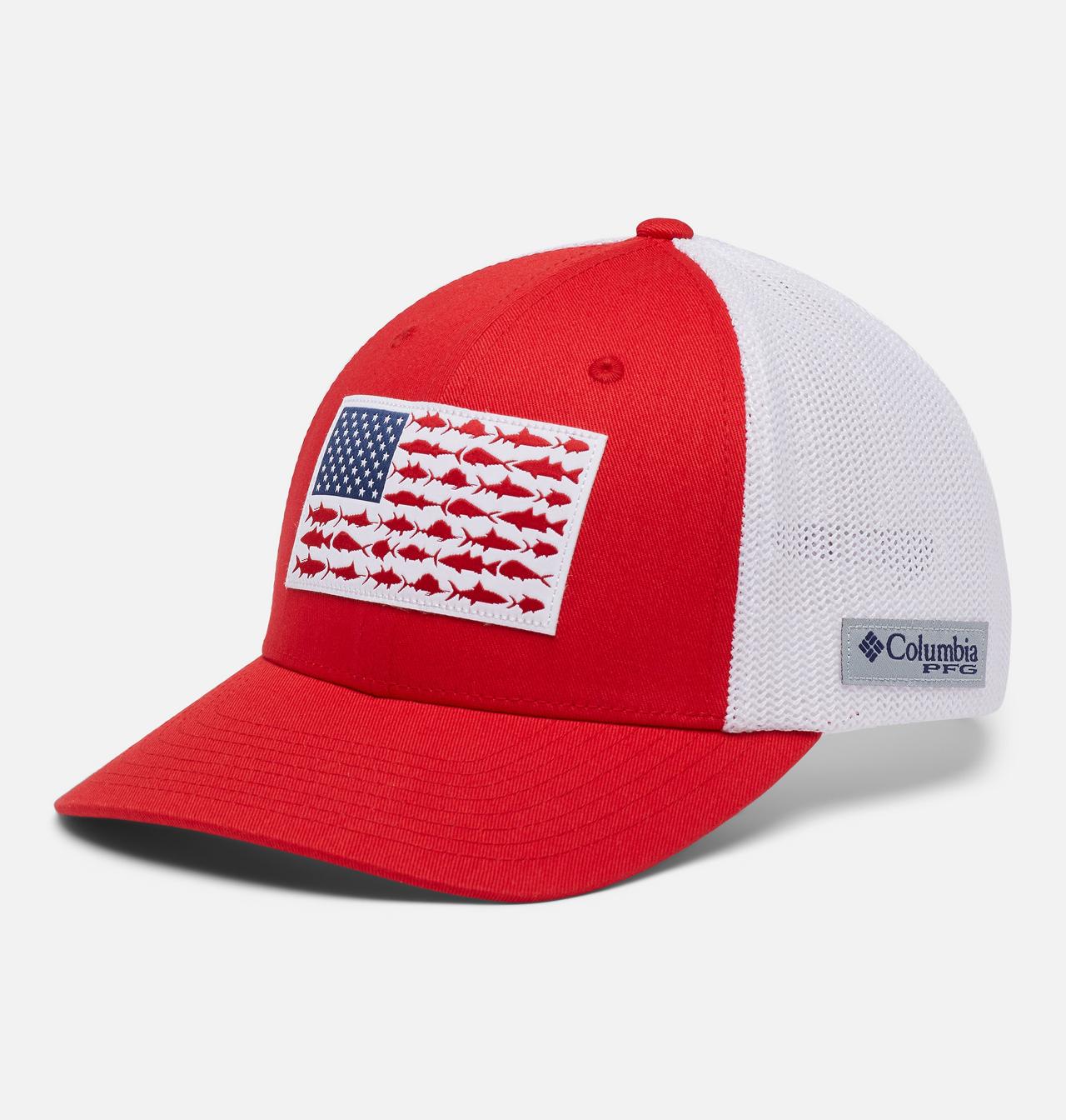 PFG Fish Flag™ Mesh Ball Cap - Mid Crown 1