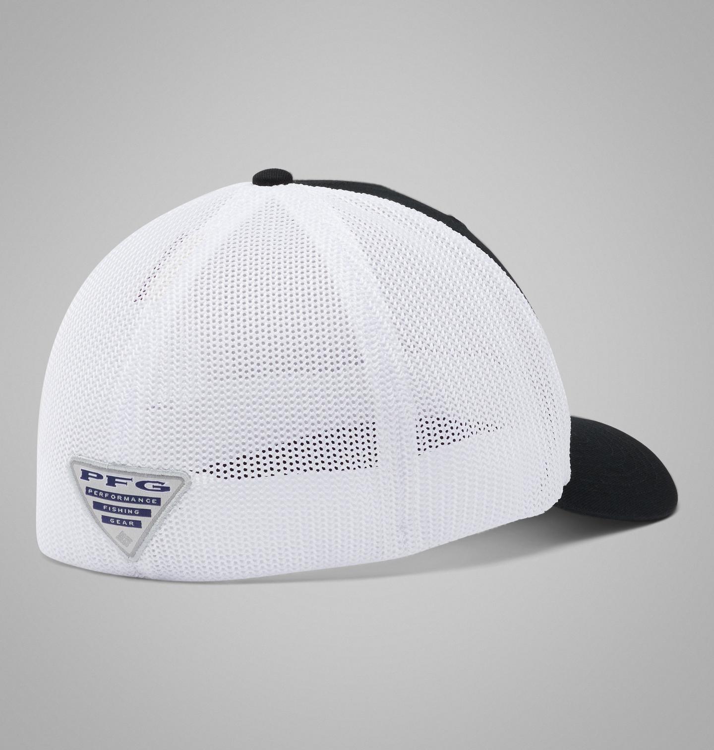 Кепка Columbia PFG Hooks Mesh Ball, цвет: Чёрный / Золотой — фото 2