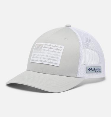 Unisex PFG Fish Flag Cap, Color: Cool Grey, White, image 3