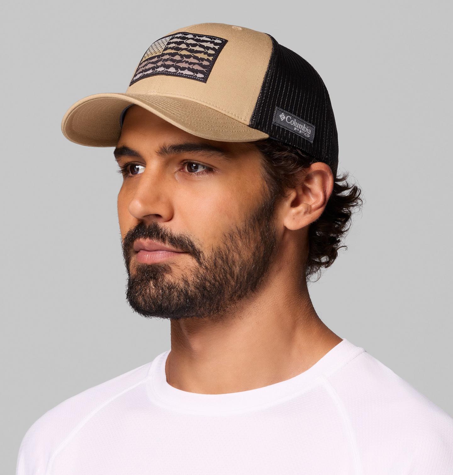 Кепка Columbia PFG Fish Flag Mesh Snapback, цвет: Пляжный — фото 3