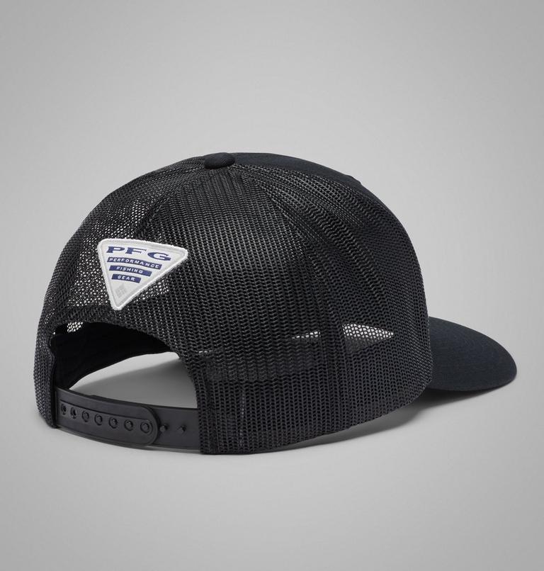 Gorra de malla y corona alta PFG Snap Back Hooks, Color: Black, Silver PFG, image 2