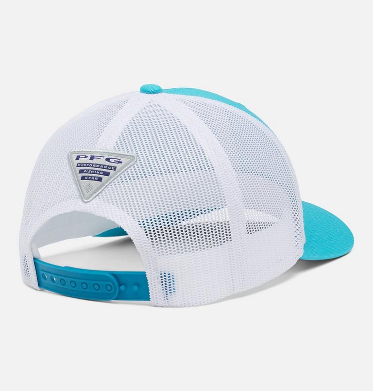 PFG Hooks Mesh Snap Back - High | 444 | O/S, Color: Ocean Teal, Corange, image 2