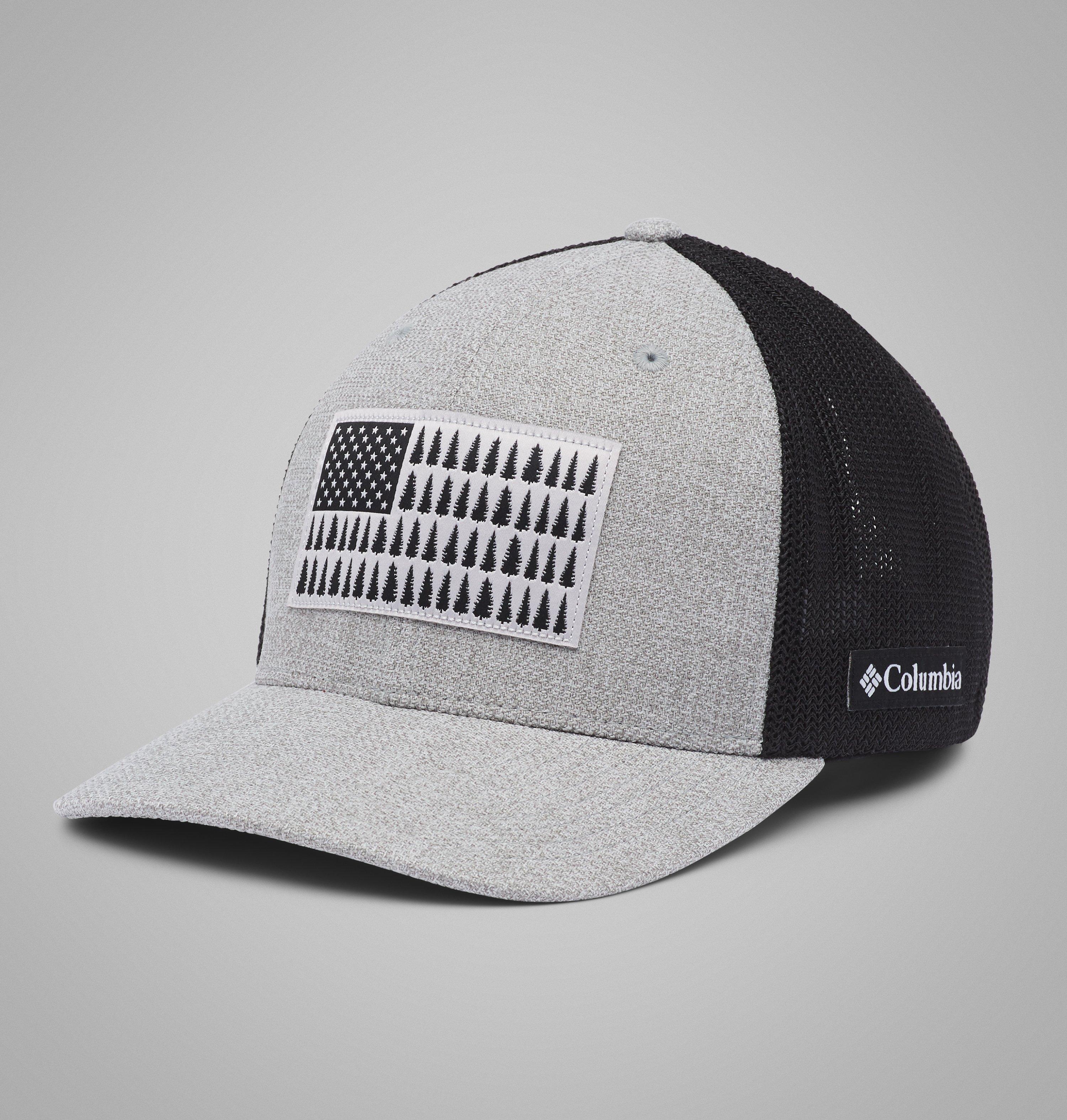 Columbia Mesh Tree Flag Ball Cap 1