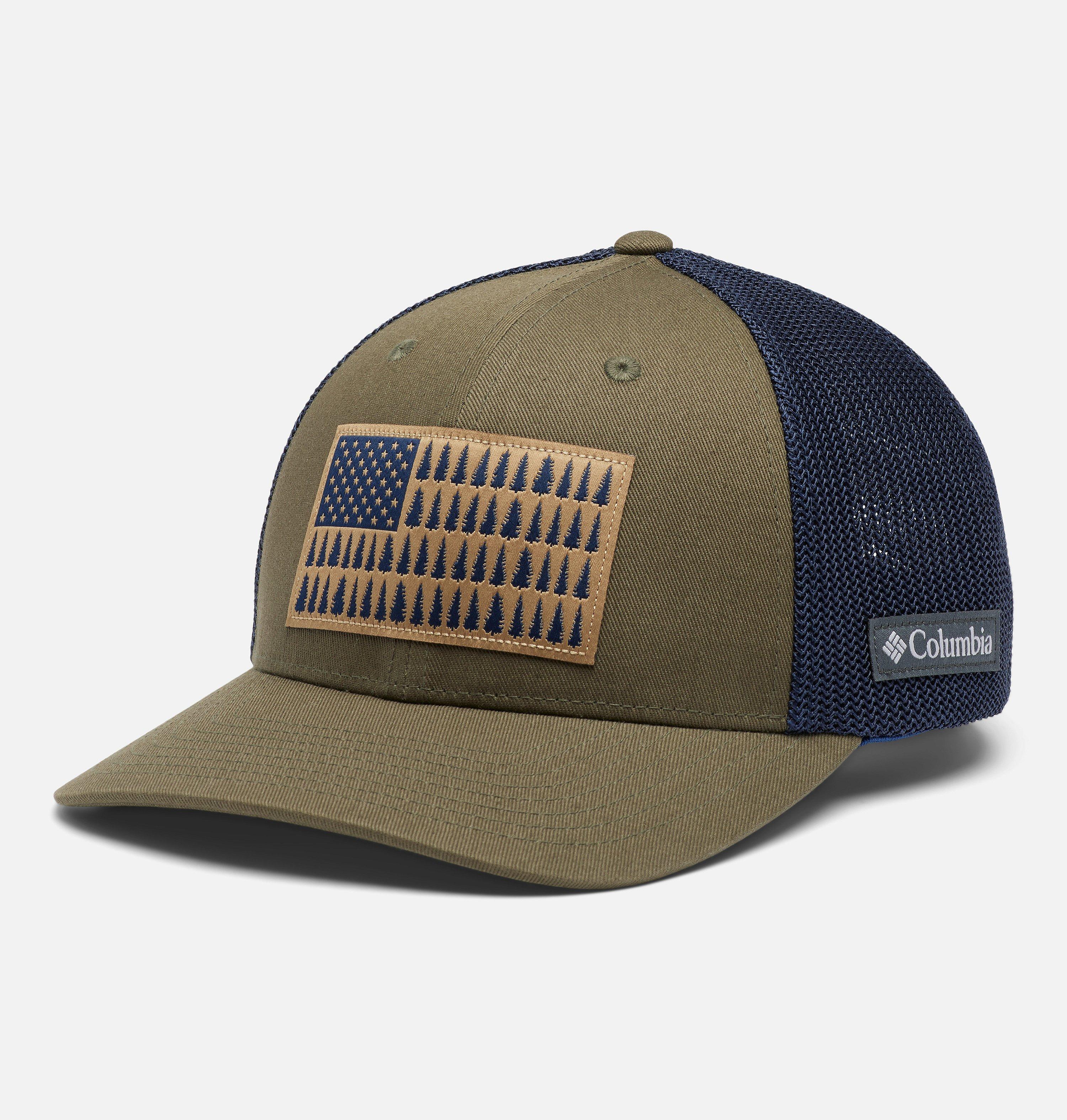 Columbia Mesh Tree Flag Ball Cap 1