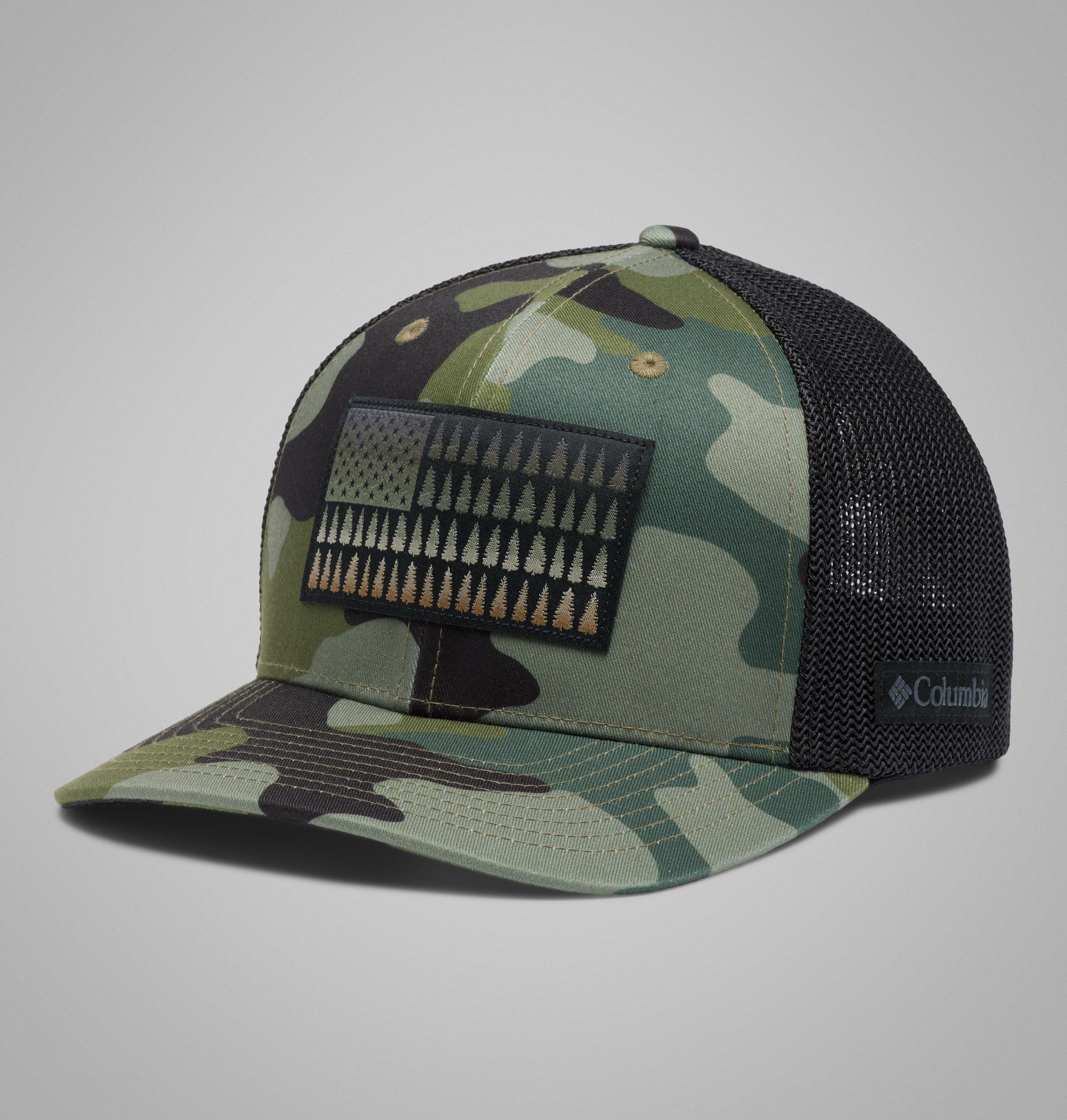 Columbia Mesh Tree Flag Ball Cap 1