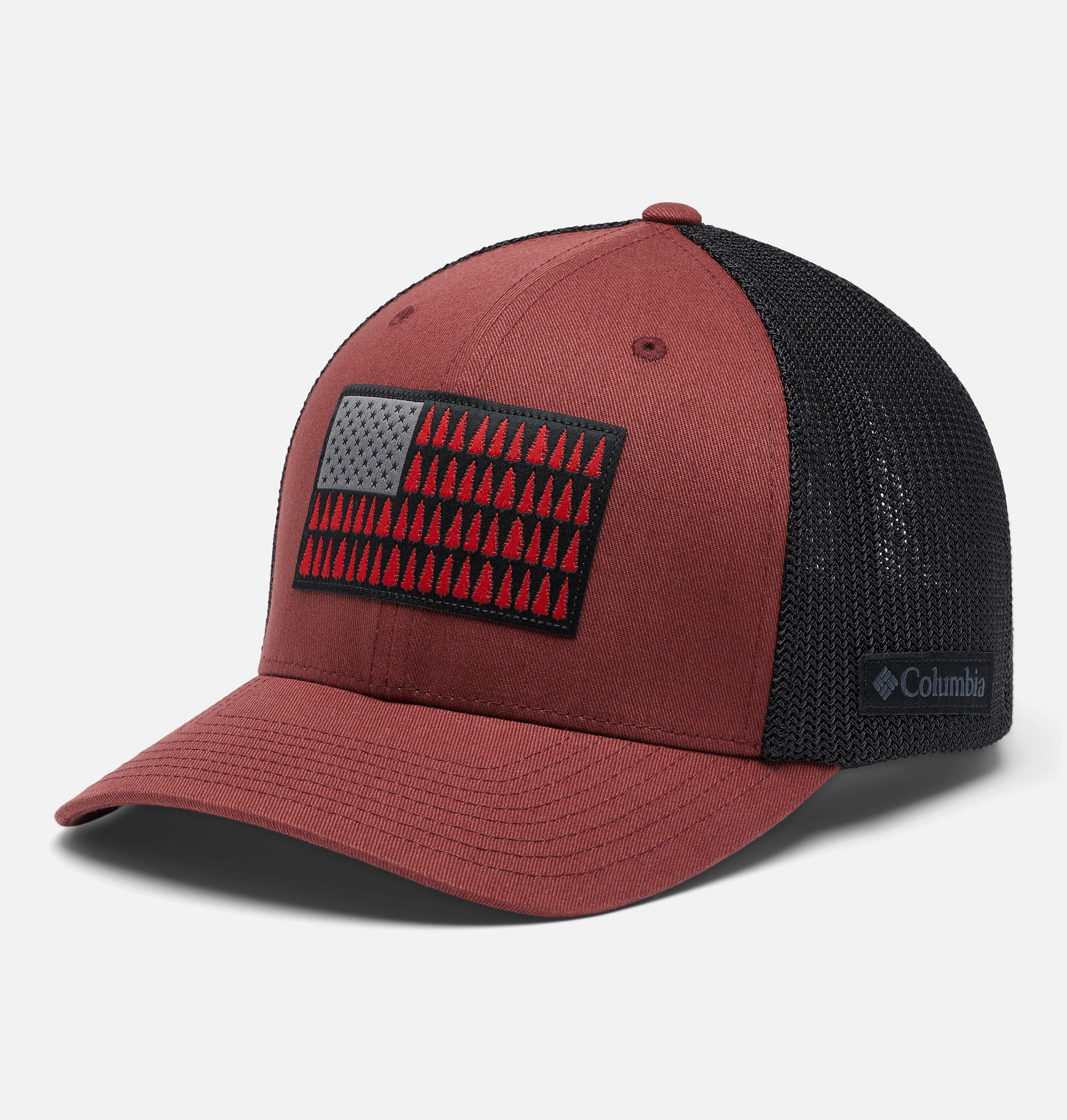Columbia Mesh Tree Flag Ball Cap 1