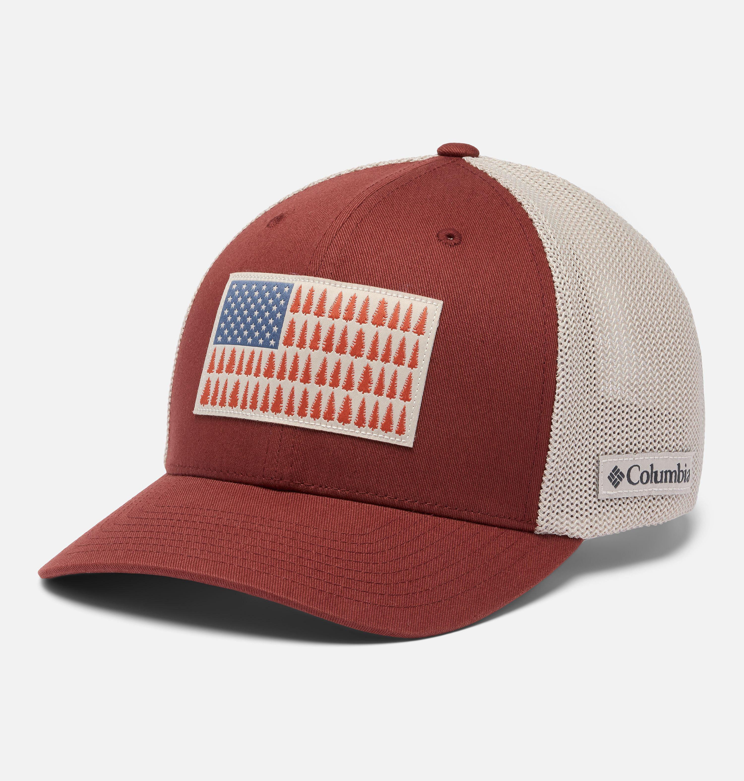 Columbia Mesh Tree Flag Ball Cap 1