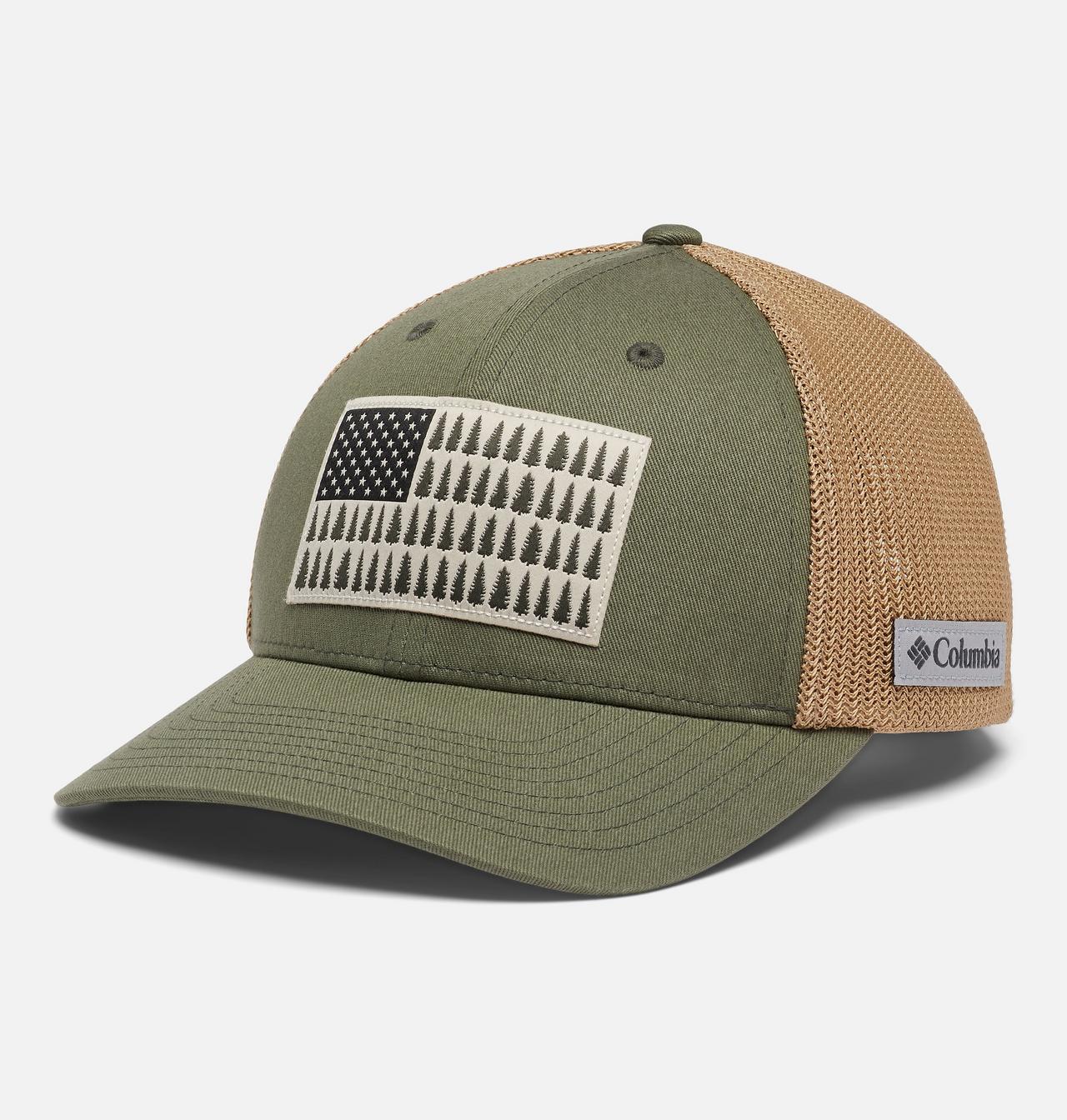 Columbia Tree Flag™ Mesh Ball Cap - Low 1