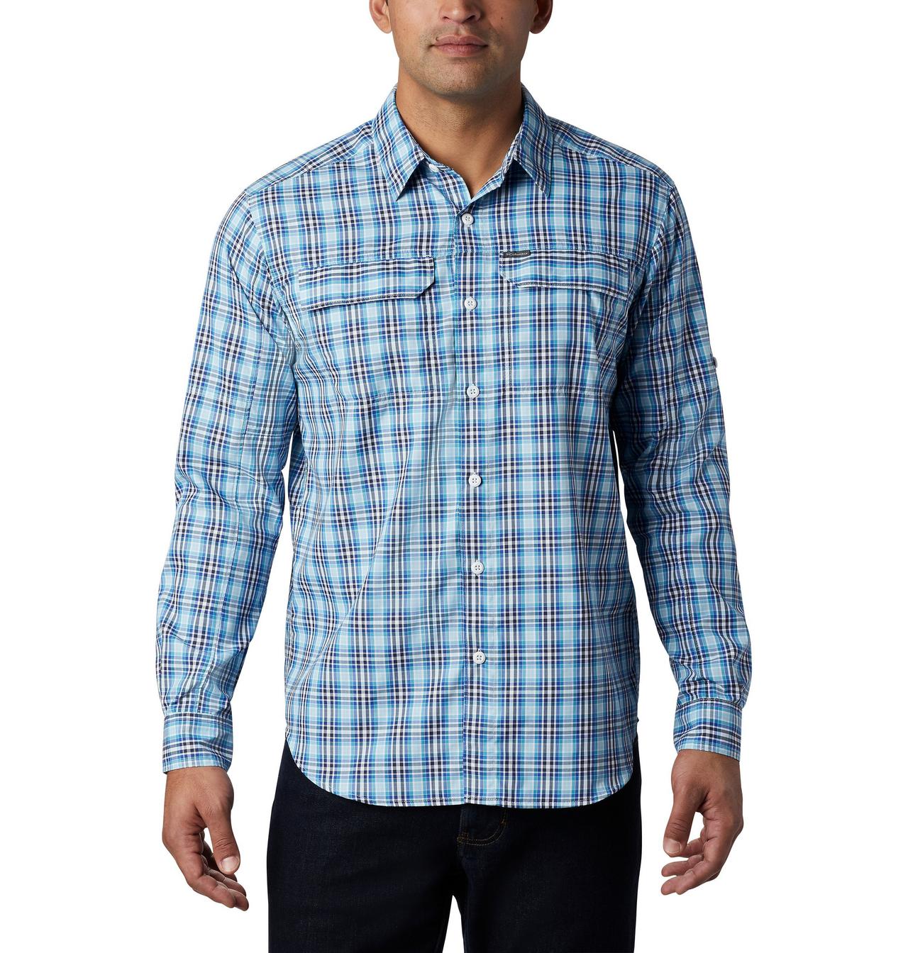 Men's Silver Ridge™ 2.0 Plaid Long Sleeve Shirt 1