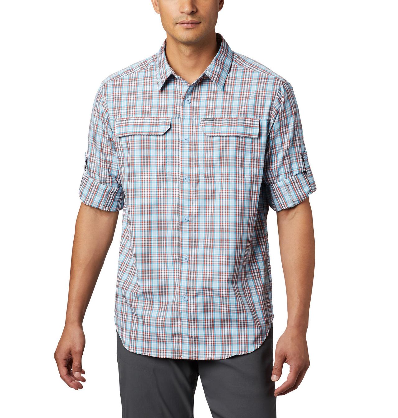 Men's Silver Ridge™ 2.0 Plaid Long Sleeve Shirt 4