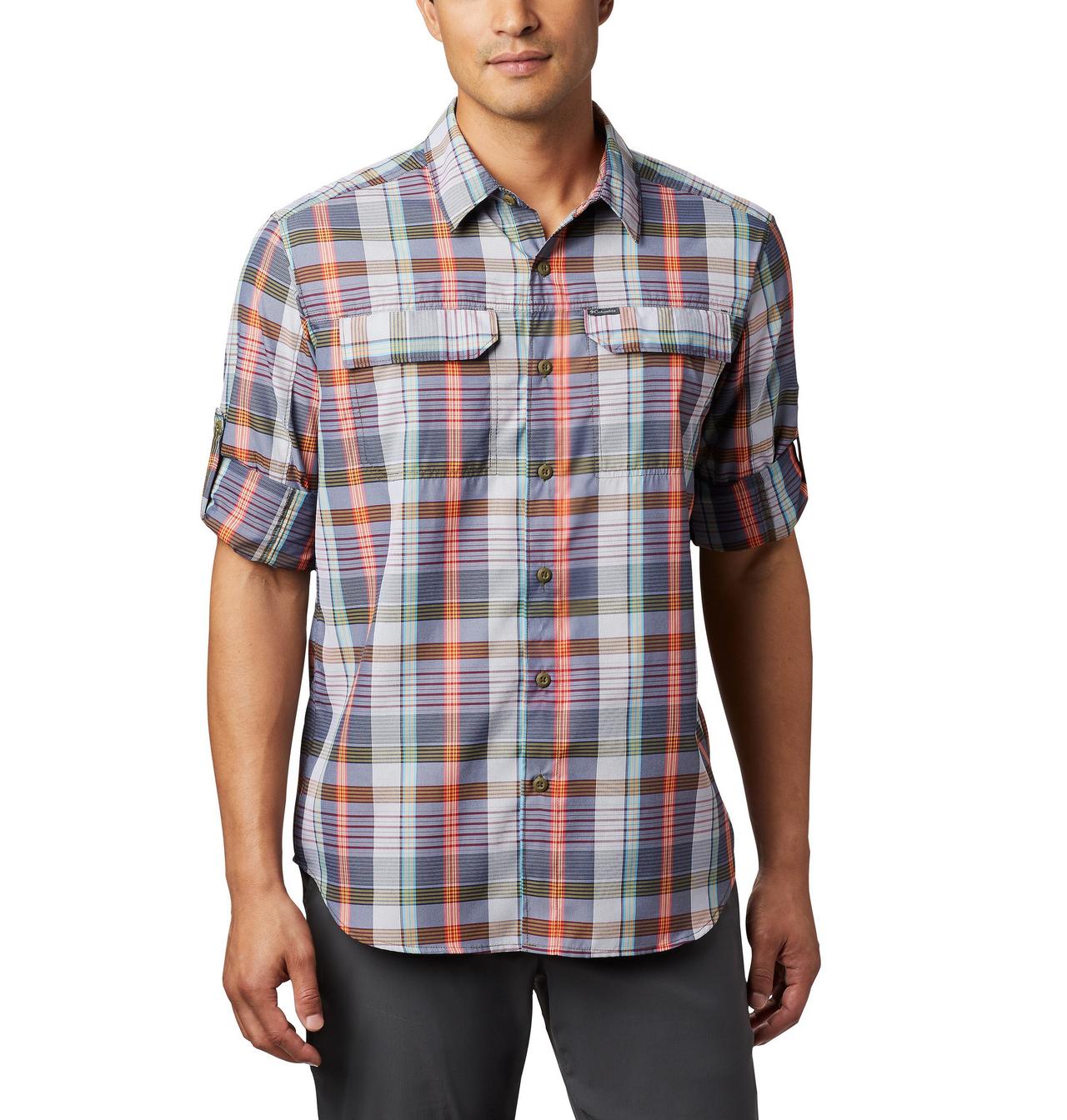Men's Silver Ridge™ 2.0 Plaid Long Sleeve Shirt 4