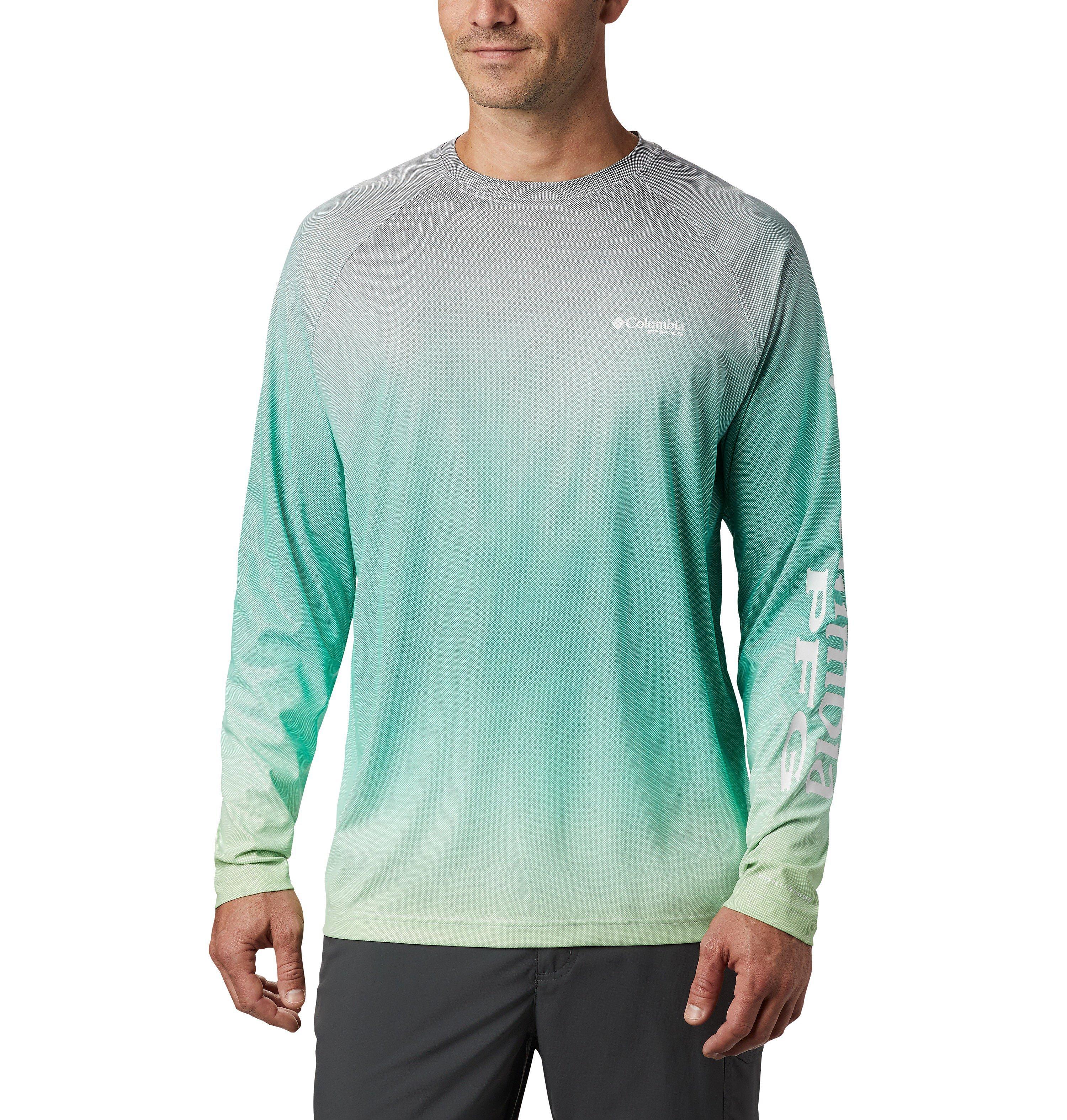Men's PFG Terminal Deflector Printed Long Sleeve Shirt 1