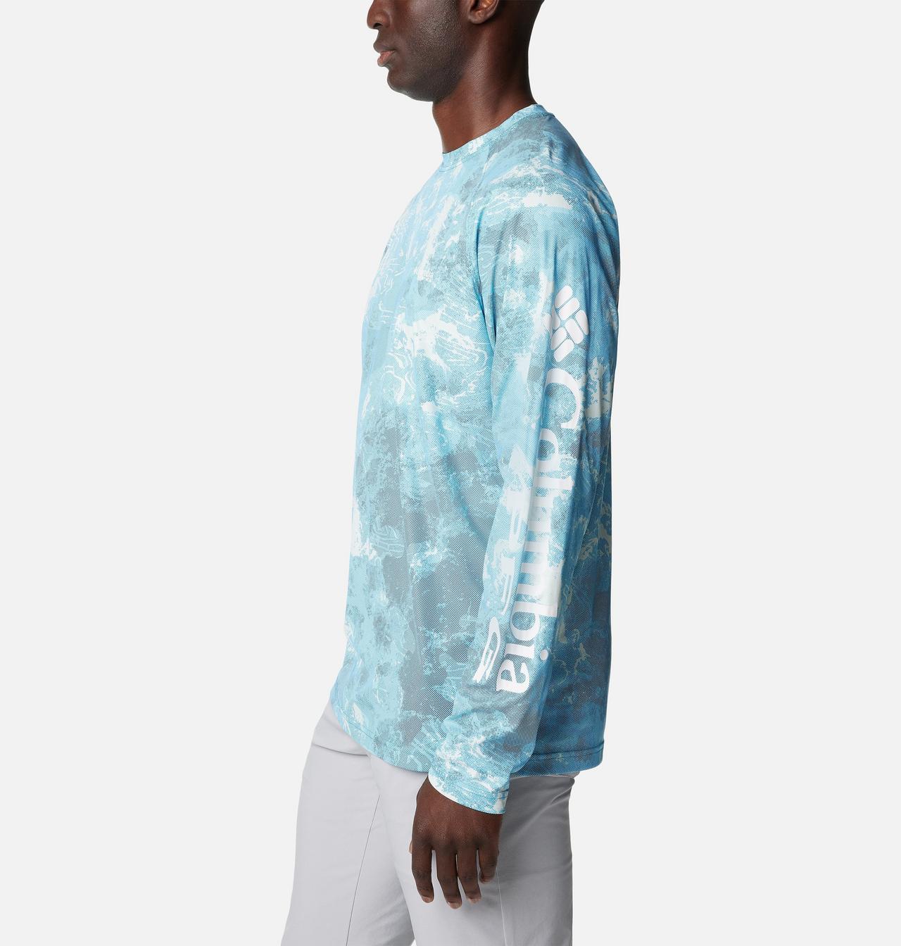 Men's PFG Terminal Deflector™ Printed Long Sleeve Shirt 3