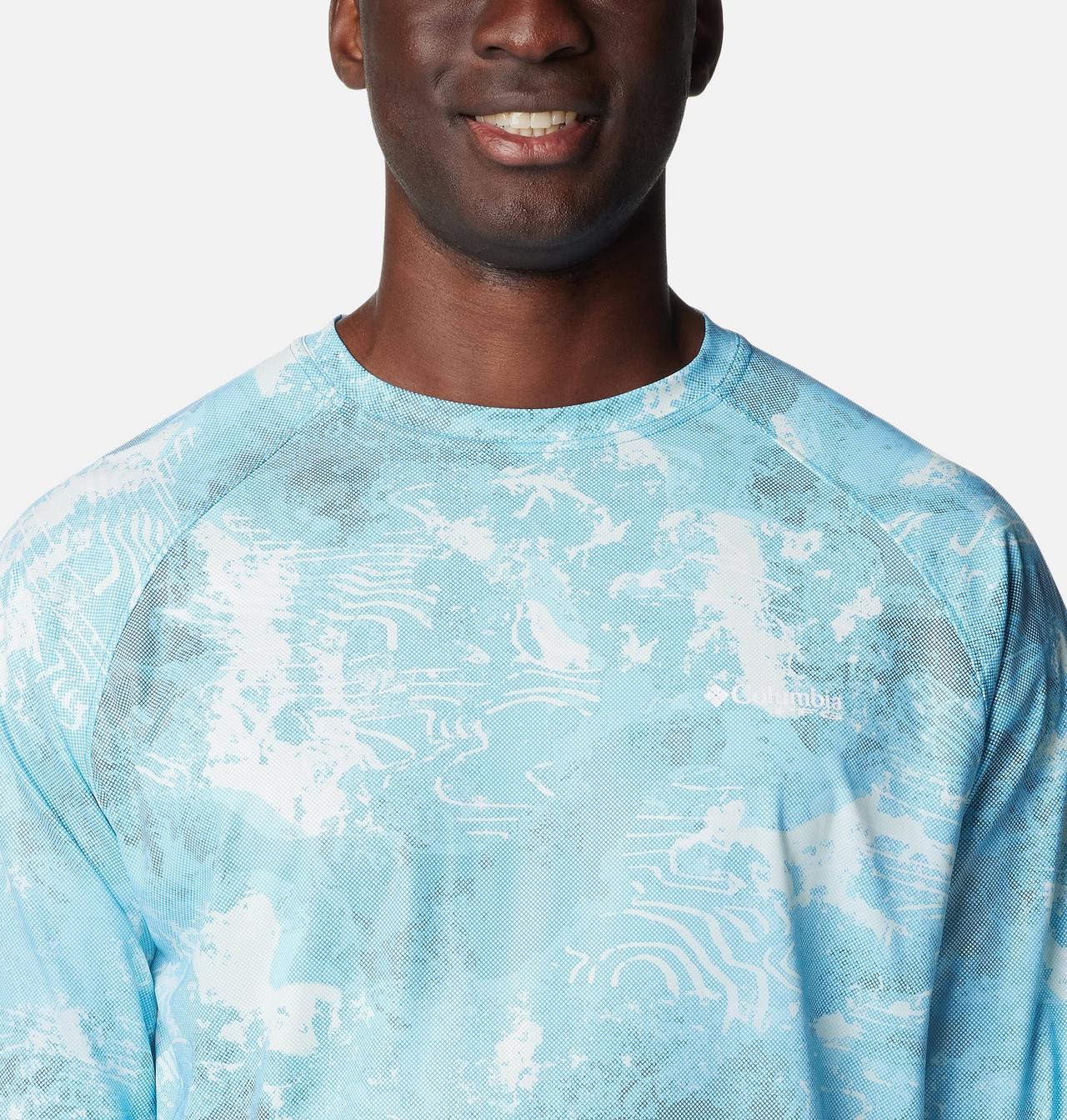 Men's PFG Terminal Deflector™ Printed Long Sleeve Shirt 4