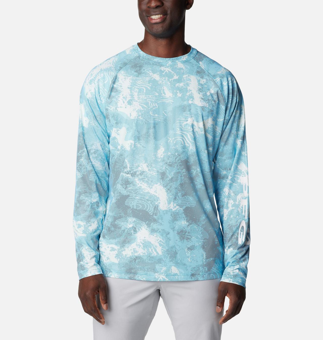 Men's PFG Terminal Deflector™ Printed Long Sleeve Shirt 1