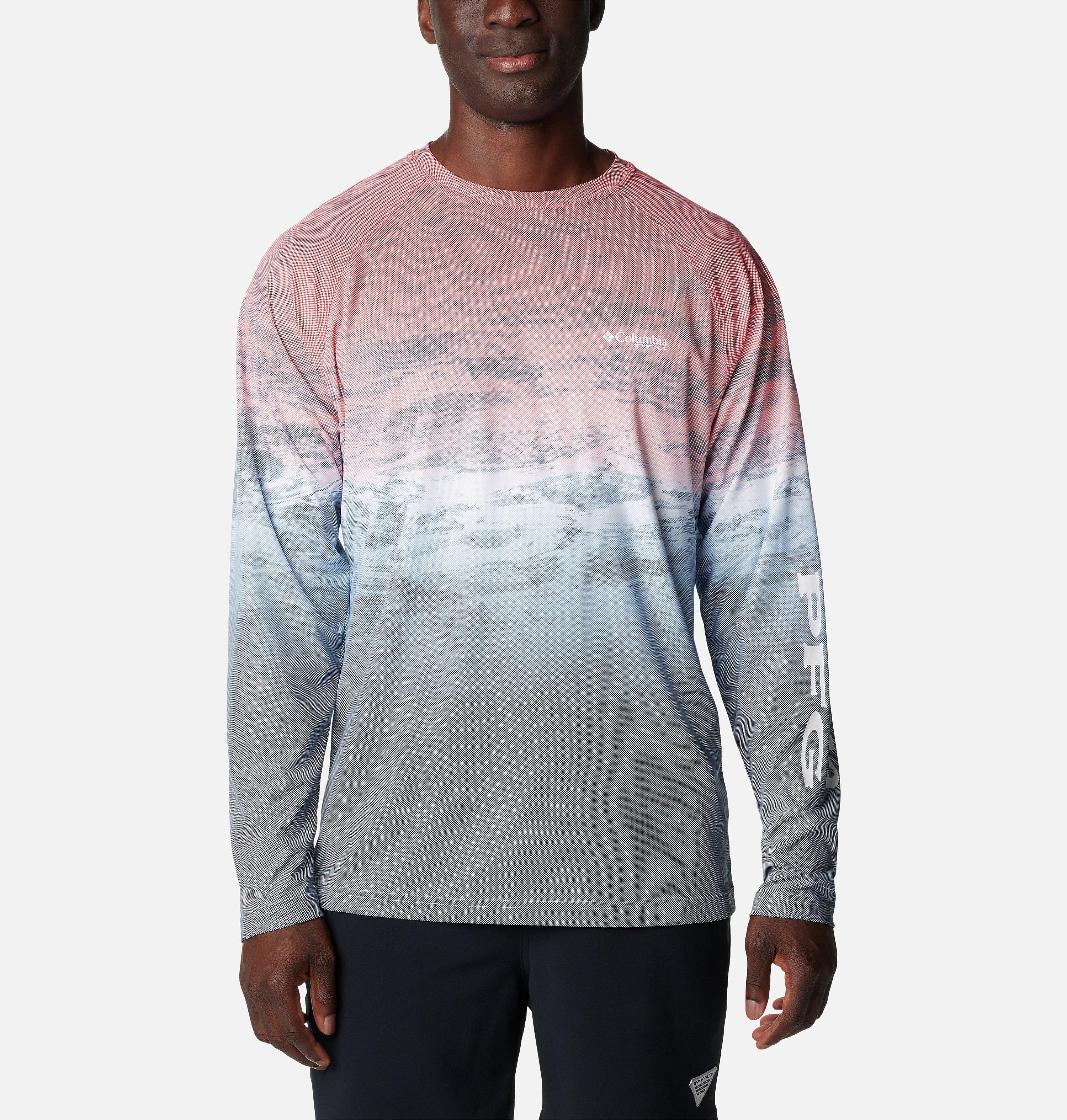 Men's PFG Terminal Deflector Printed Long Sleeve Shirt 1