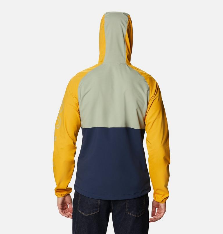 Men's Panther Creek Jacket, Color: Collegiate Navy, Safari, Bright Gold, image 2
