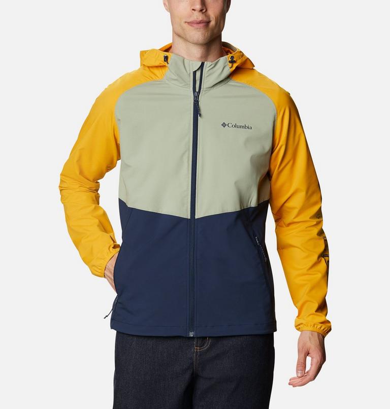 Men's Panther Creek Jacket, Color: Collegiate Navy, Safari, Bright Gold, image 1