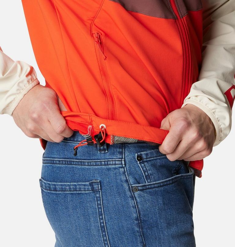 Men's Panther Creek Jacket, Color: Spicy, Light Raisin, Chalk, image 6