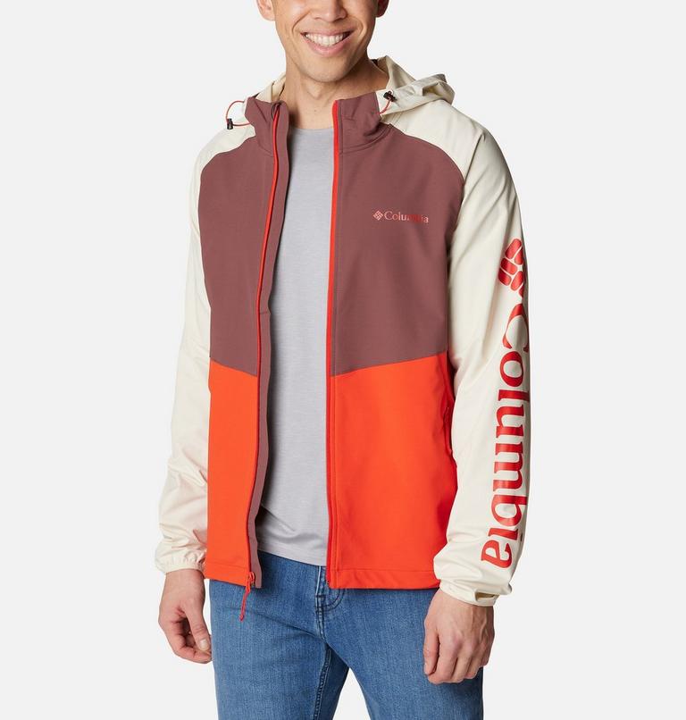 Men's Panther Creek Jacket, Color: Spicy, Light Raisin, Chalk, image 7
