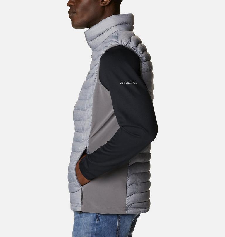 Powder Pass Vest, Color: Columbia Grey Heather, City Grey, image 3