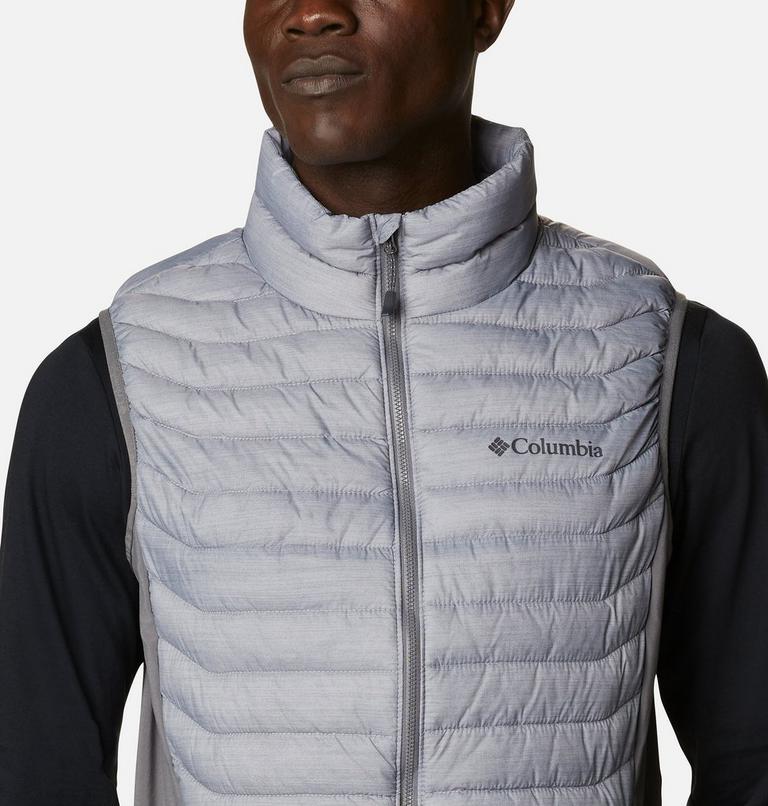Powder Pass Vest, Color: Columbia Grey Heather, City Grey, image 4