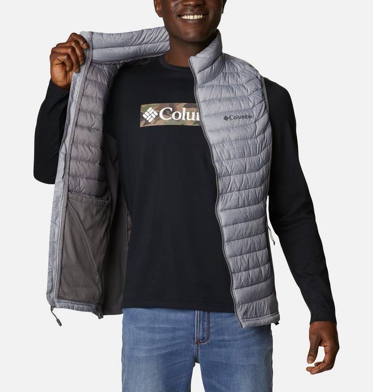 Powder Pass Vest, Color: Columbia Grey Heather, City Grey, image 5
