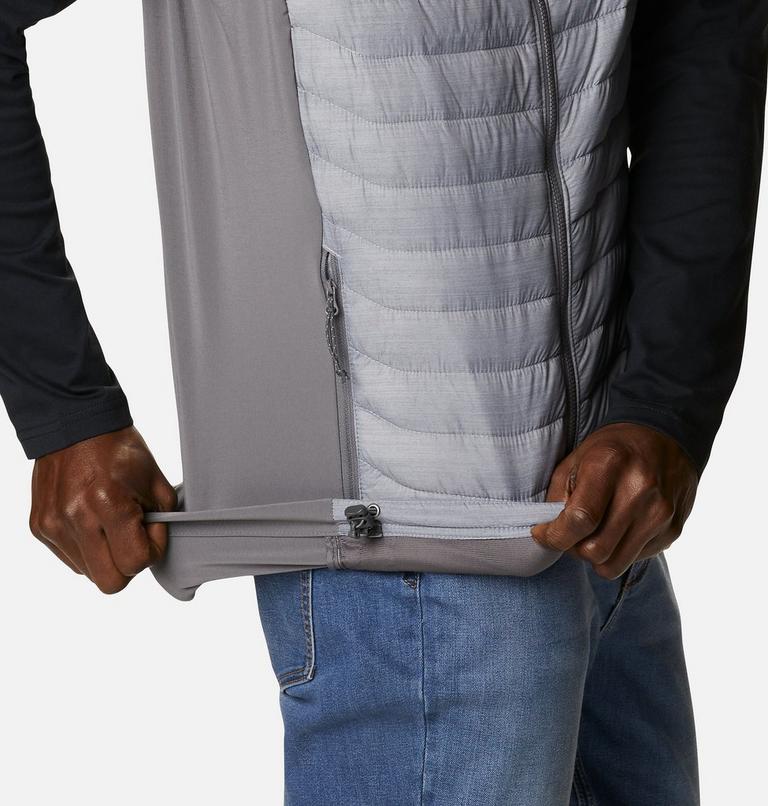 Powder Pass Vest, Color: Columbia Grey Heather, City Grey, image 6