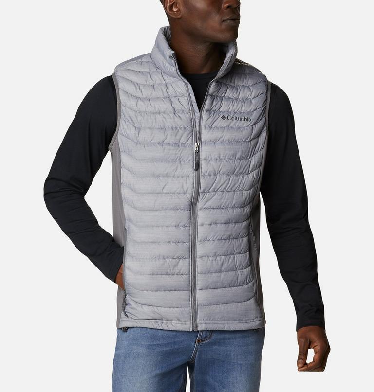 Powder Pass Vest, Color: Columbia Grey Heather, City Grey, image 7