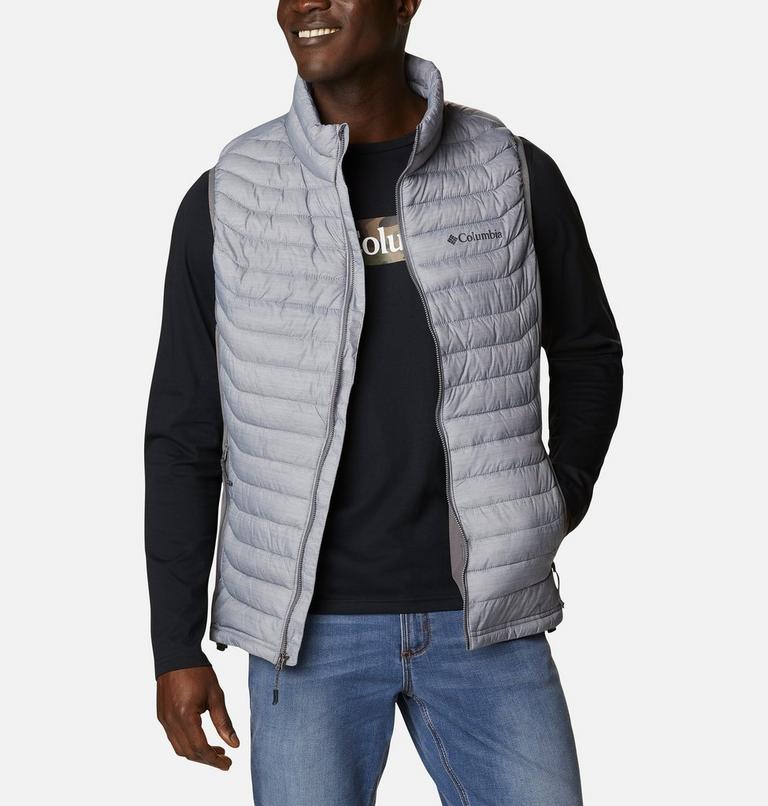 Powder Pass Vest, Color: Columbia Grey Heather, City Grey, image 1