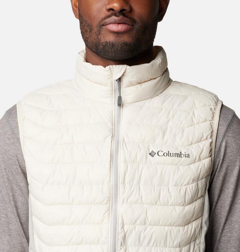 Men's Powder Pass Vest, Color: Dark Stone, Flint Grey, image 4
