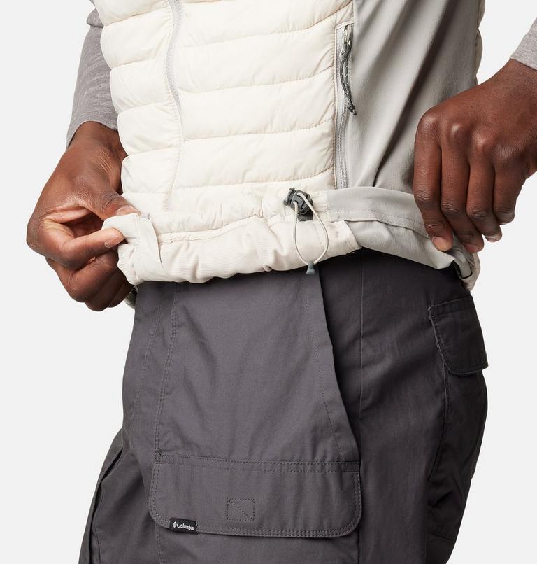 Men's Powder Pass Vest, Color: Dark Stone, Flint Grey, image 6