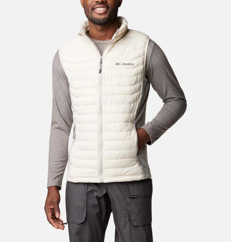 Men's Powder Pass Vest, Color: Dark Stone, Flint Grey, image 1