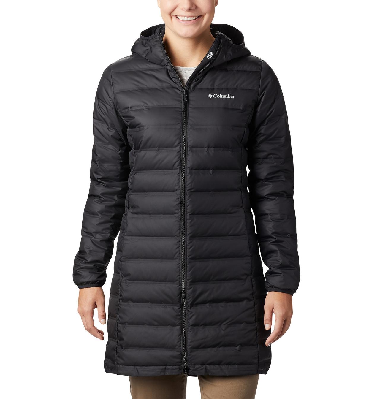 Manteau long en duvet à capuchon Lake 22™ pour femme 1