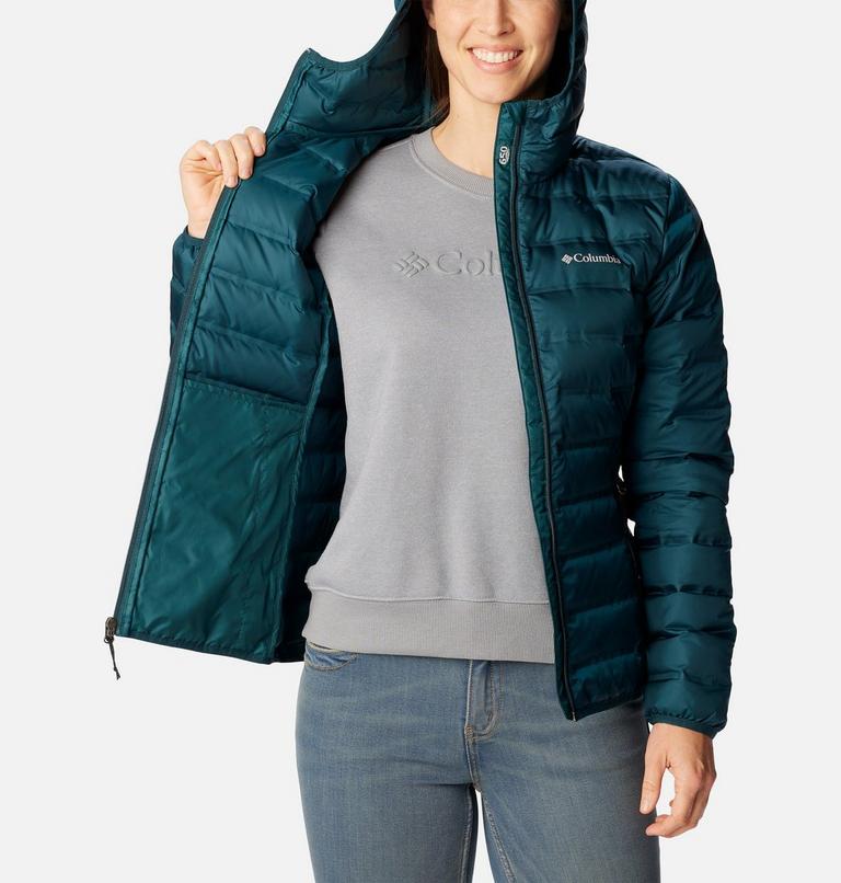 Women's Lake 22 Down Hooded Jacket - 2023 COLLECTION, Color: Night Wave, image 5