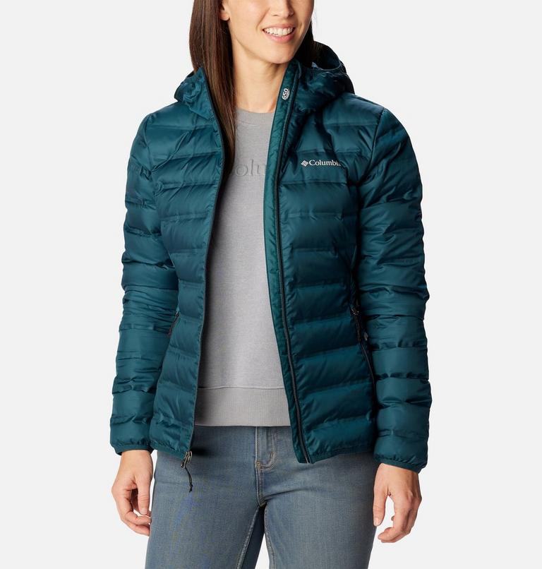 Women's Lake 22 Down Hooded Jacket - 2023 COLLECTION, Color: Night Wave, image 6