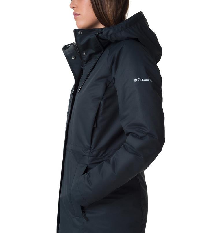 Women's South Canyon Sherpa Lined Waterproof Parka, Color: Black, image 3