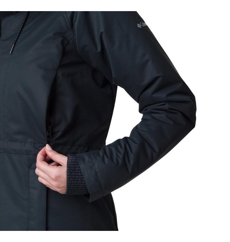 Women's South Canyon Sherpa Lined Waterproof Parka, Color: Black, image 5