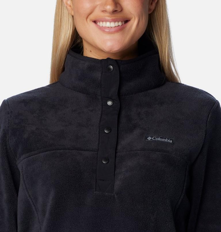 Women's Benton Springs Half Snap Pullover, Color: Black, image 4